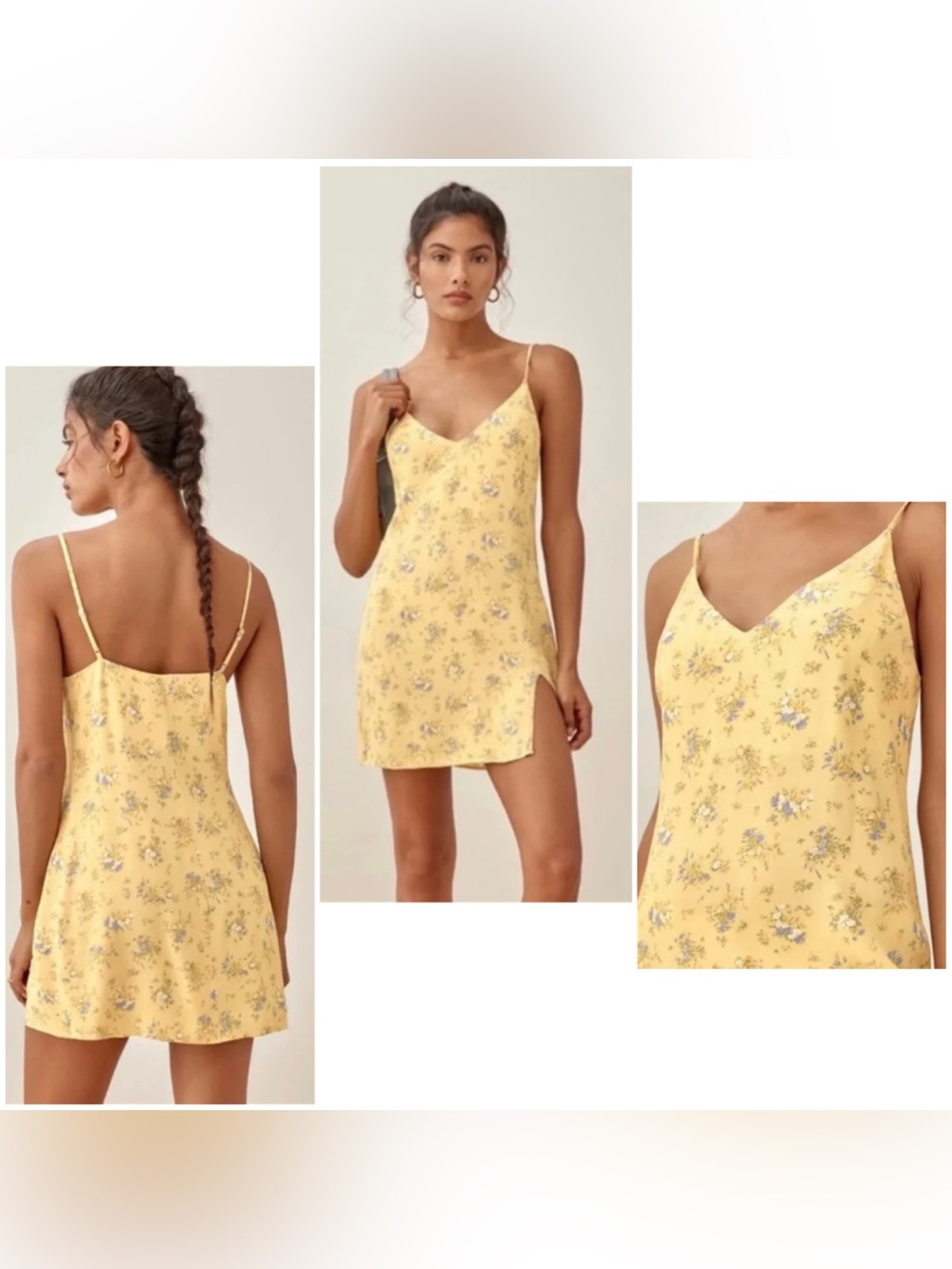 Reformation Marlowe Mini Dress-Felicity Floral Print